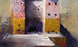 'Four Tower Gate' by the artist John Harris, from 'The Rite of the Hidden Sun'.